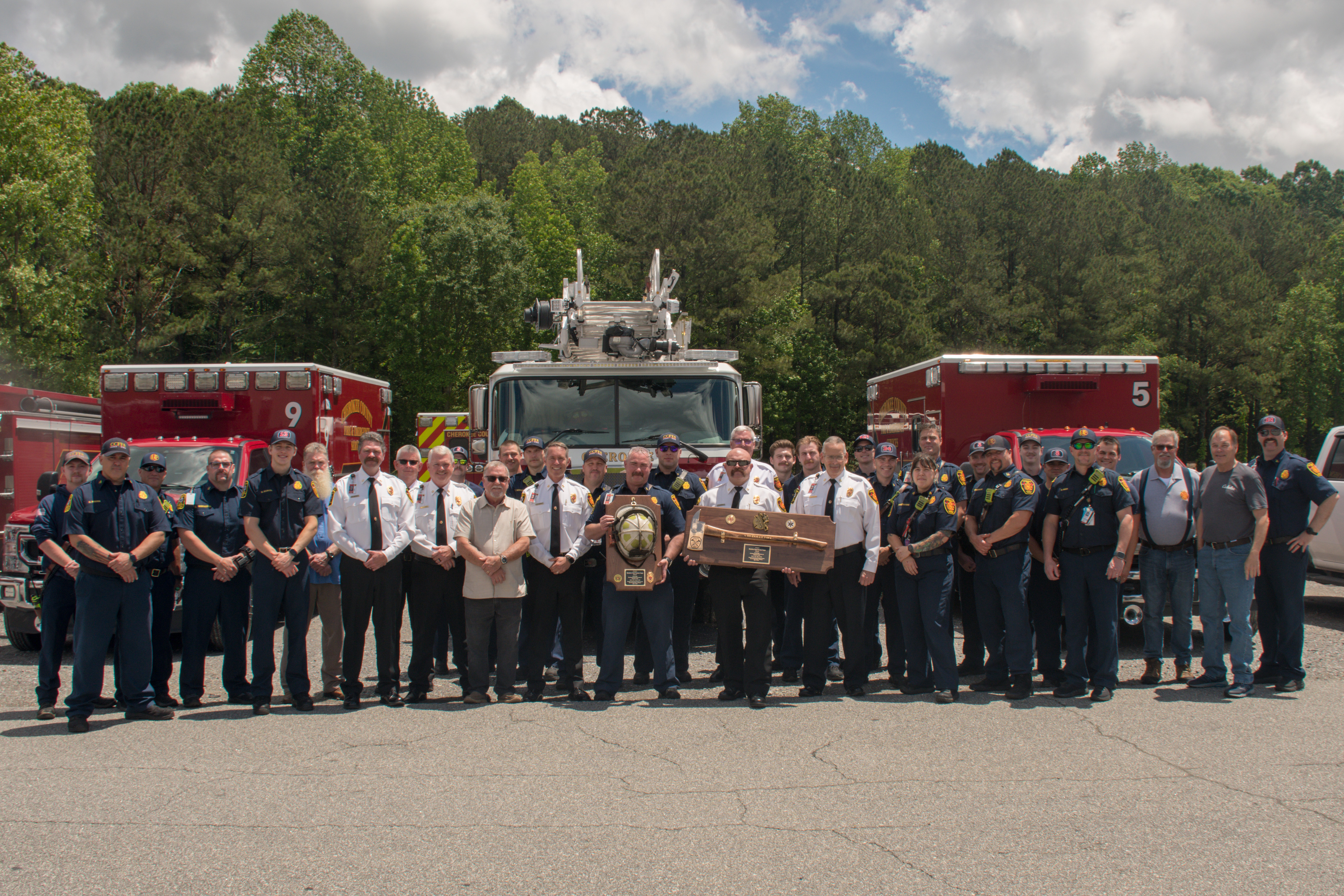 Battalion Chief T.C. Capps Retires After 30 Years of Services