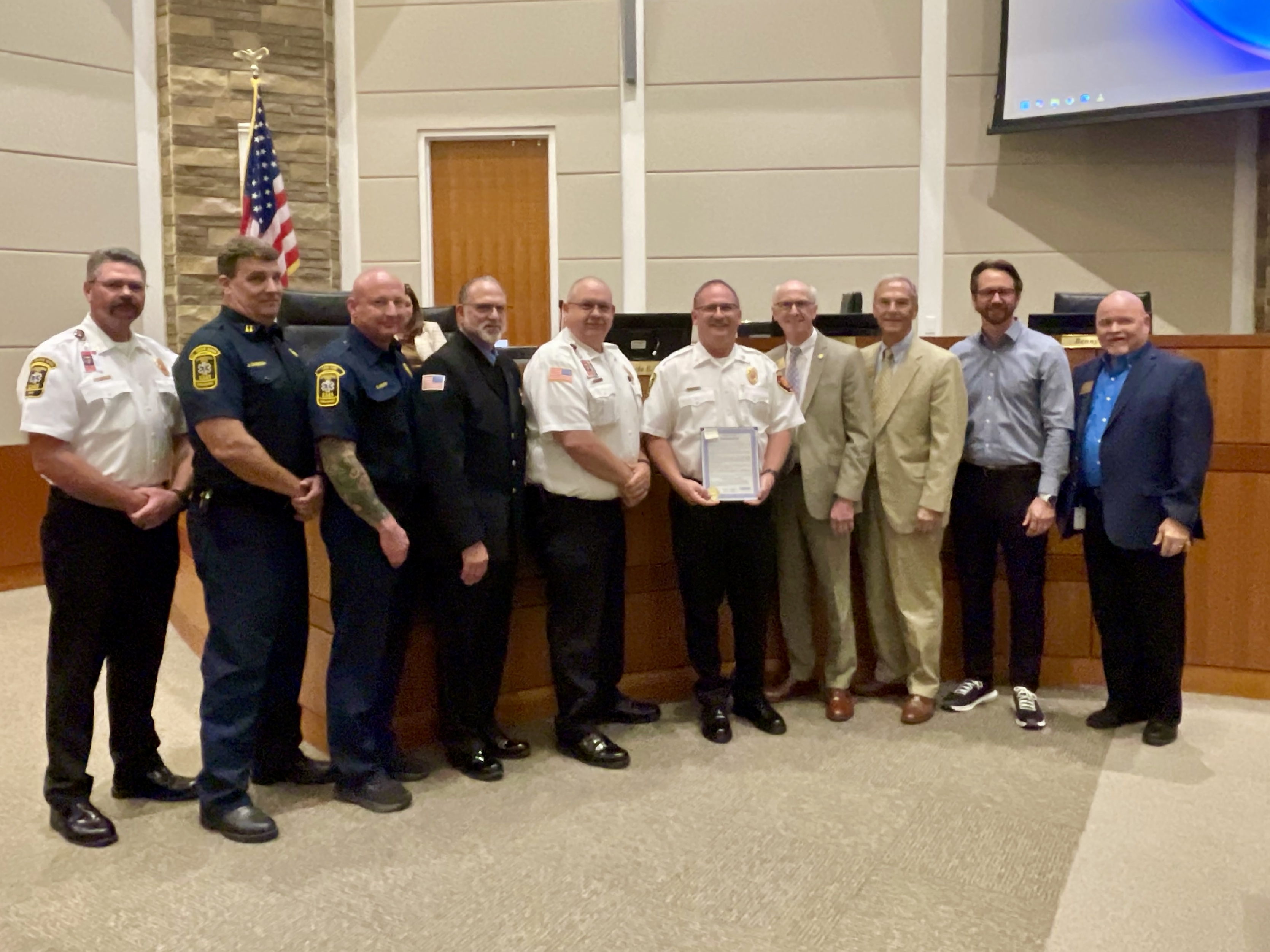 Cherokee County Board of Commissioners Honors EMS Providers with Proclamation for EMS Week