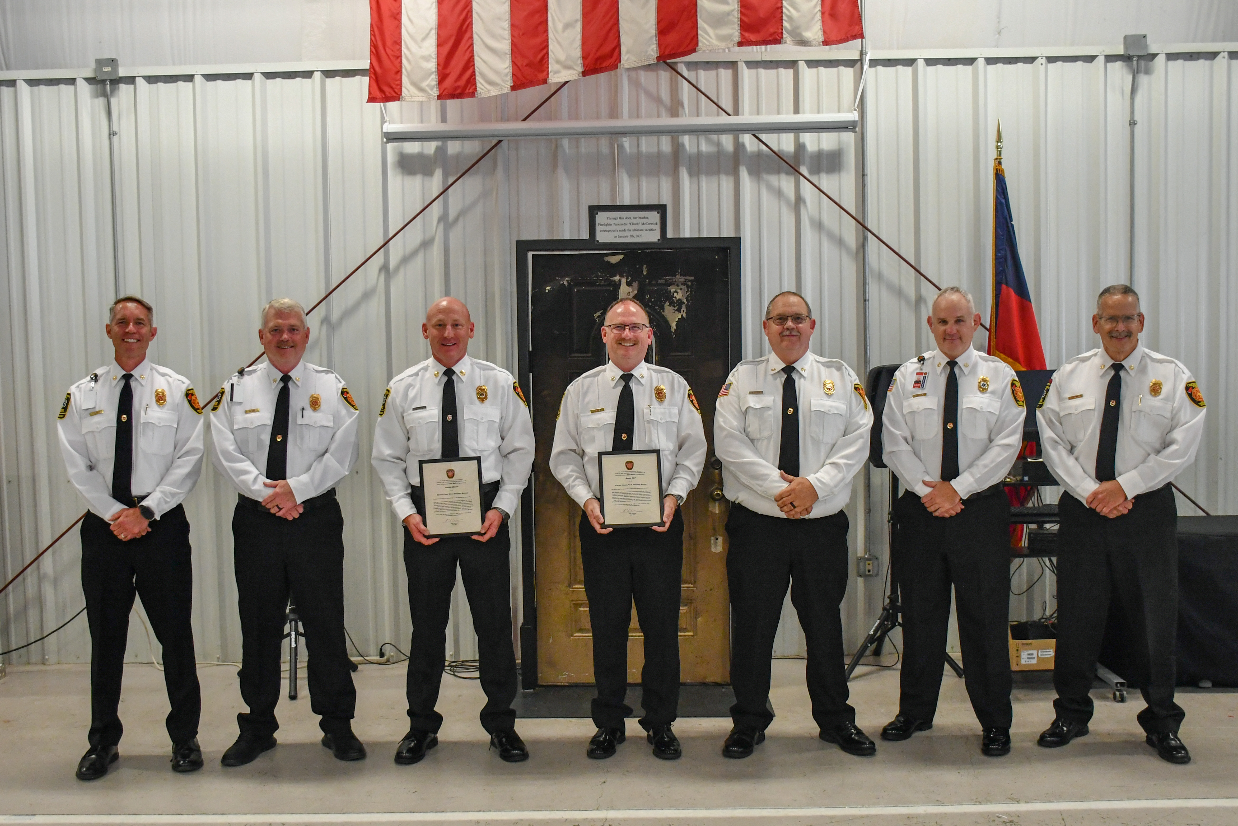 Cherokee County Fire & Emergency Services Celebrates Promotions of Two Distinguished Members