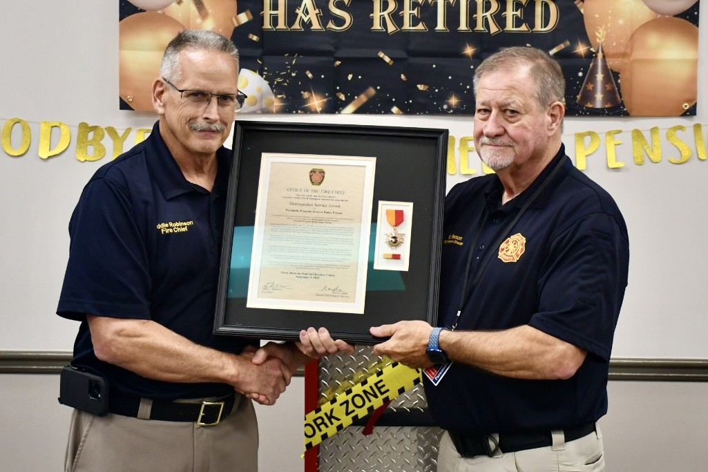 CCFES Honors Paramedic Program Director Randy Pierson on His Retirement