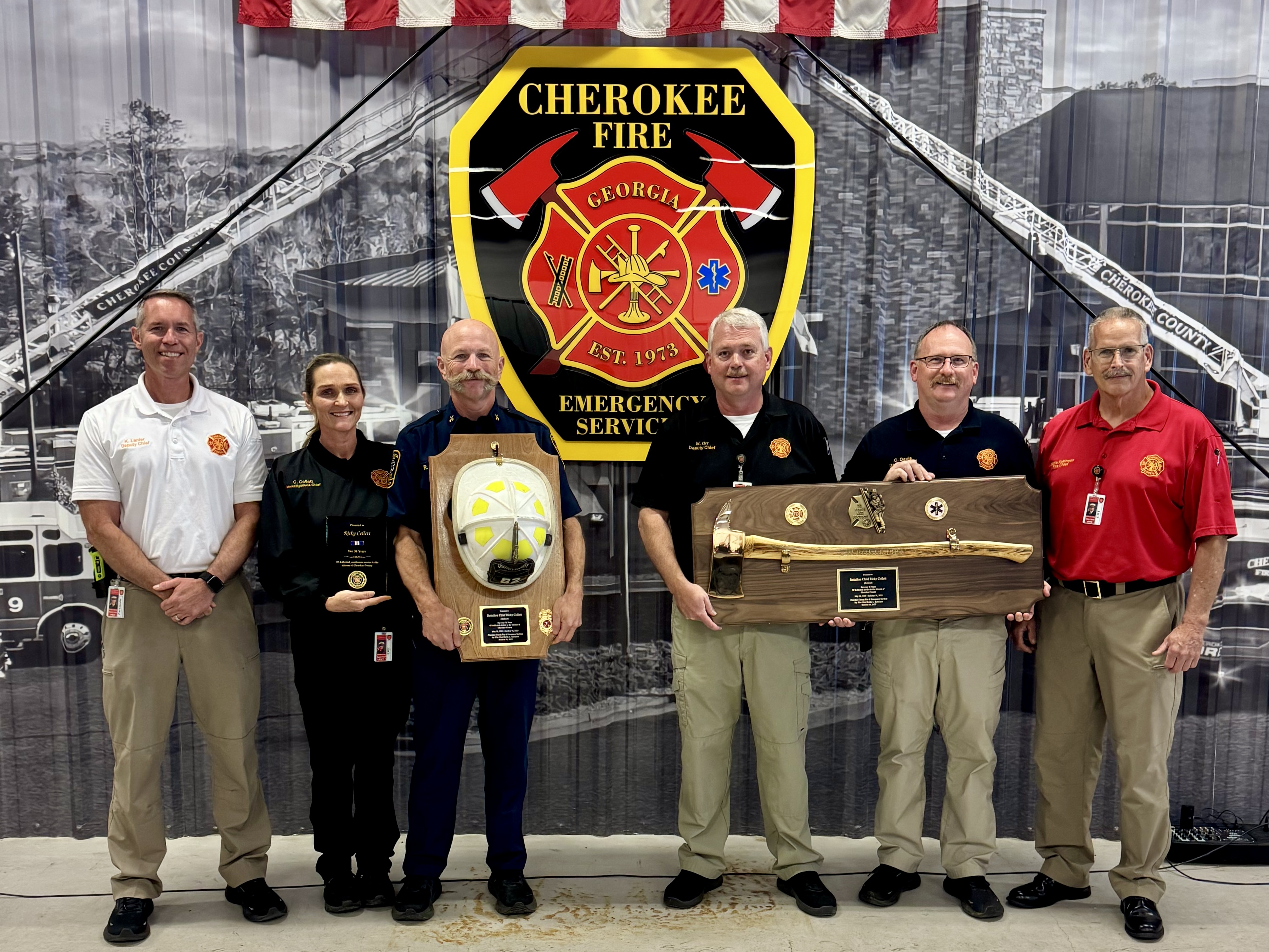 Battalion Chief Ricky Collett Retires